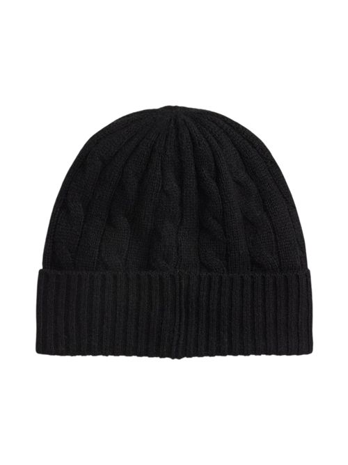 cappello donna a trecce nero Ralph Lauren | 455981442001